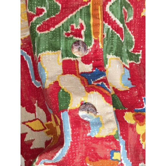 Vintage SA Rose San Antonio Texas Southwest Jacket Sz XL 100% Cotton Western - Picture 10 of 10